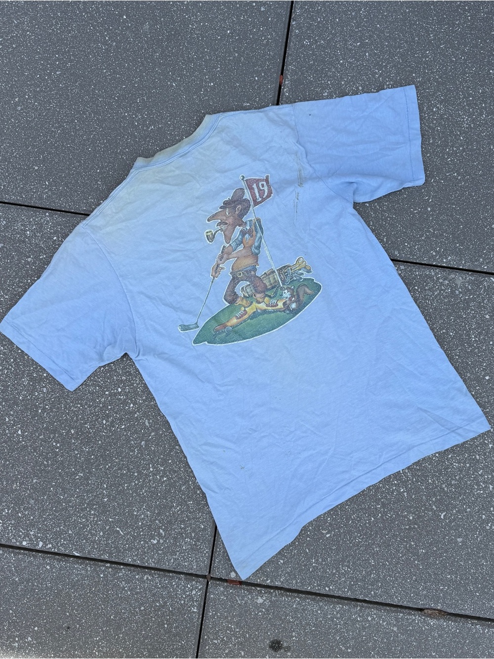 Thrashed Vintage 90s JCPenney golf graphic tee